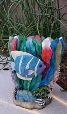 RARE  Great Barrier Reef Sculptural Polyresin Outdoor Garden Planter Fishes   for sale  Shipping to South Africa