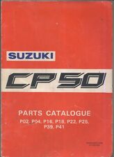 Używany, Suzuki CP50 (85-92) wydanie fabryczne lista części katalog książka instrukcja CA14 CP 50 BZ68 na sprzedaż  Wysyłka do Poland