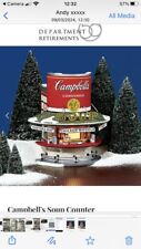 Department 56.campbell soup for sale  SOLIHULL