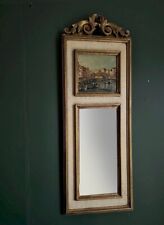 Vintage Small Italian Trumeau Wall Mirror Giltwood Vintage Wall Decoration for sale  Shipping to South Africa