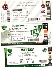 Tickets rugby collection d'occasion  Saint-Sever