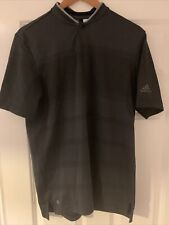 ADIDAS GOLF COLLARLESS SHIRT SIZE MEDIUM BLACK for sale  Shipping to South Africa