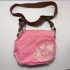 Usado, Bolsa satchel Juicy Couture vintage rosa Y2K rara bolsa de mão de contorno suculento com alças comprar usado  Enviando para Brazil