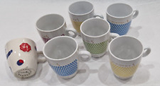 Set Of 6 Senseo Coffee Mugs/Cups Plus one special DE mug for sale  Shipping to South Africa