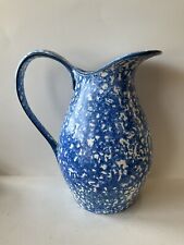 ceramic large blue pitcher for sale  Bristol