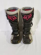 Botas de Motocross FOX Comp 5 Negras/Rosa Talla 7 Mujer  segunda mano  Embacar hacia Argentina