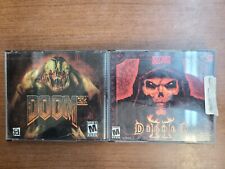 (LOTE DE 2) ORIGINAL DIABLO II 3 DISCOS 2000 & DOOM 3 2 DISCOS 2004 JOGOS DE PC LEIA!! comprar usado  Enviando para Brazil