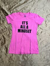 Blusa motivacional personalizada tela de seda ITS ALL A MINDSET feminina tamanho grande t-shi comprar usado  Enviando para Brazil