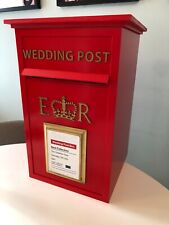 red wedding post box for sale  LONDON
