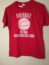 Camiseta Vintage Anos 80 Riverdale Junior Basketball League Tela Estrelas SS 5050 Pequena comprar usado  Enviando para Brazil