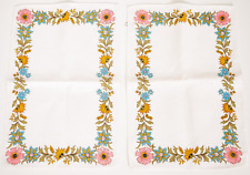 Vintage placemats floral for sale  NOTTINGHAM