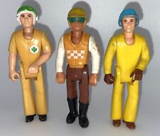 Lot of 3 Vintage 1970s Fisher-Price Adventure People 3.75" Action Figures Loose for sale  Shipping to South Africa
