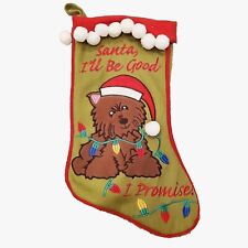 Christmas stocking dog for sale  Malcolm