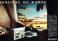 1980 sony advertising d'occasion  Expédié en Belgium