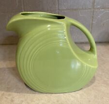 Fiesta Vintage Chartreuse Disc Pitcher~Water Jug~ RARE, used for sale  Shipping to South Africa