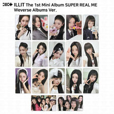 Cartão fotográfico oficial ILLIT The 1st Mini Album Super Real Me Weverse Albums Ver comprar usado  Enviando para Brazil