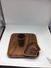Acacia wood dinnerware for sale  Jacksonville