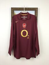 Usado, Camiseta deportiva de fútbol Arsenal Home 2005 manga larga talla XL segunda mano  Embacar hacia Argentina