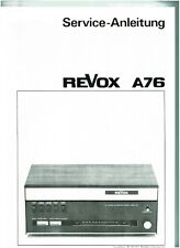 Revox service manual gebraucht kaufen  Thiede