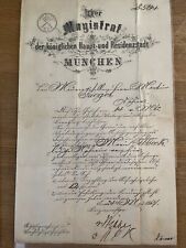Urkunde 1867 magistrat gebraucht kaufen  Remseck am Neckar