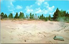 Usado, Olla de pintura de fuente del Parque Nacional de Yellowstone manantiales de barro caliente postal segunda mano  Embacar hacia Argentina