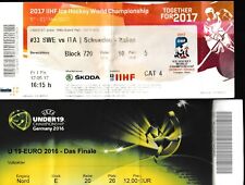 Ticket eishockey 2017 gebraucht kaufen  Neckarsulm