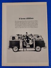Usado, 1964 Volkswagen Bus/Station Wagon 21 Janela Impressão Original Anúncio que Ama Crianças comprar usado  Enviando para Brazil