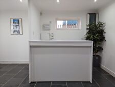 White reception desk for sale  LOWESTOFT