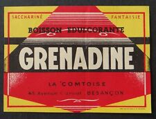 Ancienne étiquette grenadine d'occasion  Nantes-