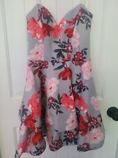 Gray floral dress for sale  Newberg