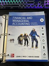 Hoja suelta para contabilidad financiera y gerencial de Shaw and Wild 9a edición segunda mano  Embacar hacia Argentina
