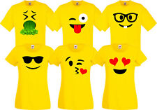 Tshirt emoji karneval gebraucht kaufen  Baesweiler
