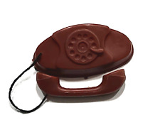 Vintage 1960's Barbie Fashion CLONE Brown Princess Phone w/Black Cord - EXC, used for sale  Shipping to South Africa