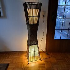 Stehlampe wohnzimmer rattan gebraucht kaufen  Wartenberg