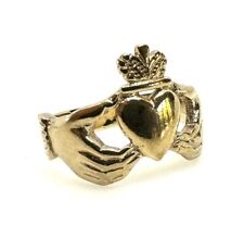 mens gold claddagh ring for sale  MANCHESTER