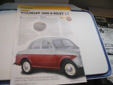 Buyers guide wolseley for sale  Shipping to Ireland