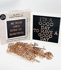 Felt Letter Board 10x10 Inch Square Peg Boards Gold Letters Message Board for sale  Shipping to South Africa