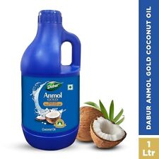 Aceite de coco 100 % puro Dabur Anmol oro - 1 L | natural | Nariyal Tel | picke manual segunda mano  Embacar hacia Argentina