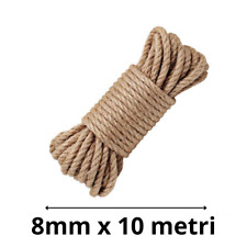 corda canapa 10mm usato  Torrita Tiberina