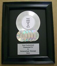 Personalized platinum record for sale  Wichita Falls