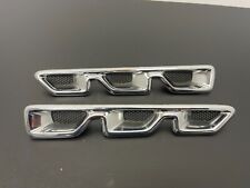 Used, 2006 - 2011 Buick Lucerne Chrome Side Fender Trim Vent Molding 3 Hole OEM Pair } for sale  Shipping to South Africa