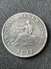 1811 silver token for sale  ST. HELENS