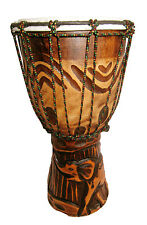 Handcarved djembe bongo for sale  Shipping to Ireland