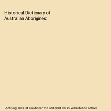 Historical dictionary australi gebraucht kaufen  Trebbin