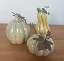 Three pumpkins gourds for sale  Austin