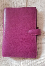 Filofax burgundy leather for sale  BRIGHTON