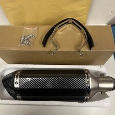 Motorcycle Exhaust Muffler, 1.5-2'' Universal Exhaust Muffler Tail for sale  Shipping to South Africa
