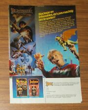 Rare Advertising BLACKSTAR & THE INFACEABLES Netherlands 1985, used for sale  Shipping to South Africa