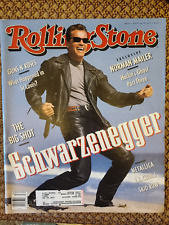 Revista Rolling Stone agosto 1991 Arnold Schwarzenegger ¡Guau! segunda mano  Embacar hacia Mexico