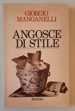 Giorgio manganelli angosce usato  Milano